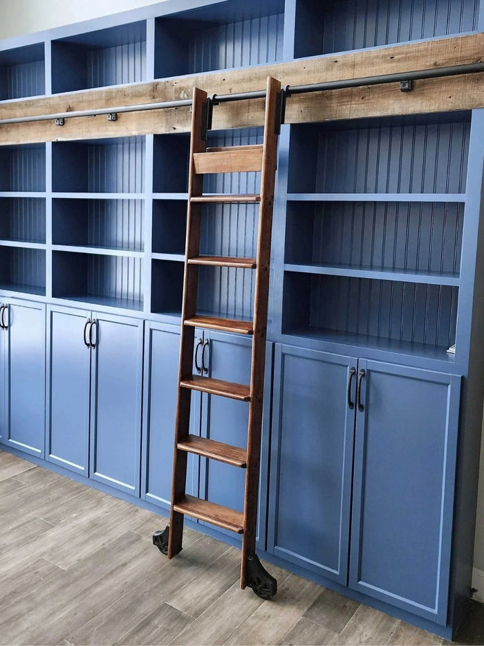Library ladder.