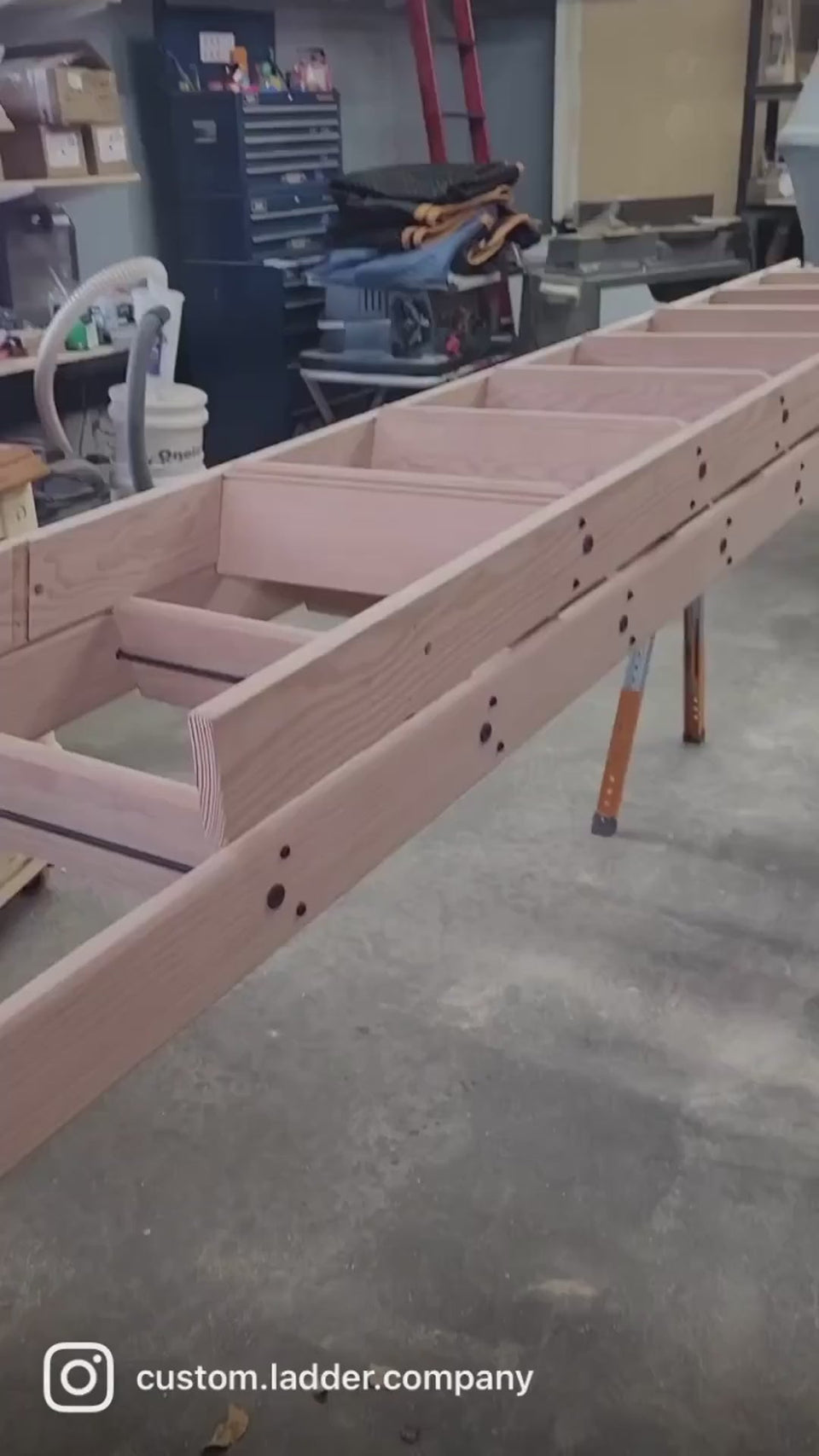 Mocking Up a New Fir Ladder
