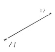 Meadow Lane step support rod in black.