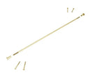 Meadow Lane step support rod in polished brass.