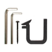 Meadow Lane bracket splice kit in black.