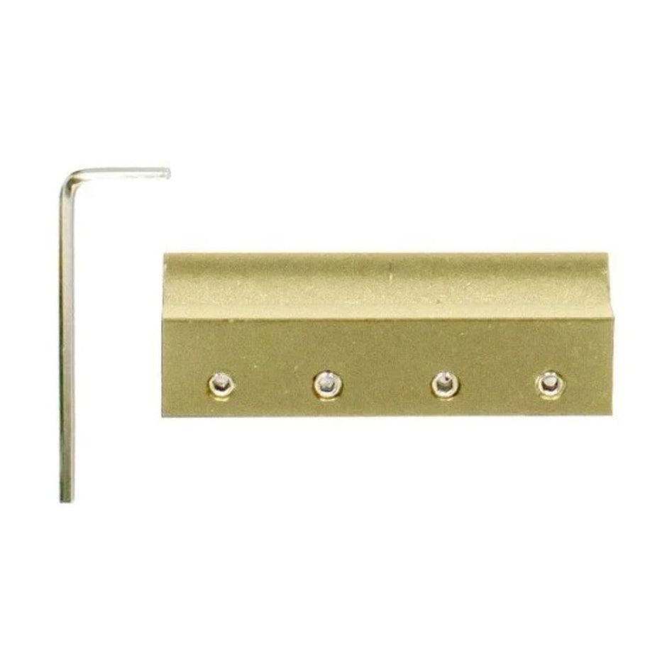 Meadow Lane splice kit in polished brass.