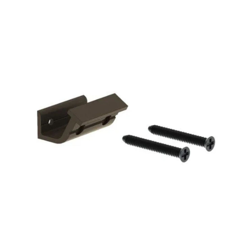 Quiet Glide horizontal bracket single roller in oil rubbed bronze.