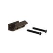 Quiet Glide horizontal bracket single roller in oil rubbed bronze.