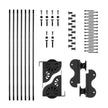 Quiet Glide single roller kit in black.