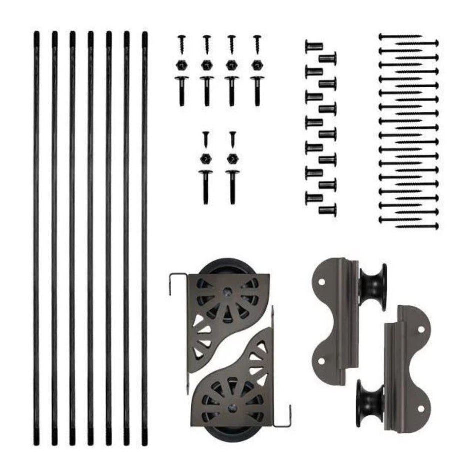 Quiet Glide single roller kit in oil rubbed bronze.